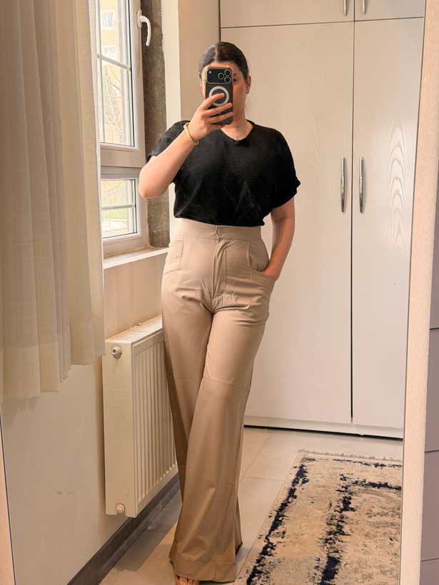 شلوار بگ پارچه ای بزیاق